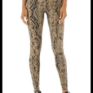 ALO snakeskin yoga pants